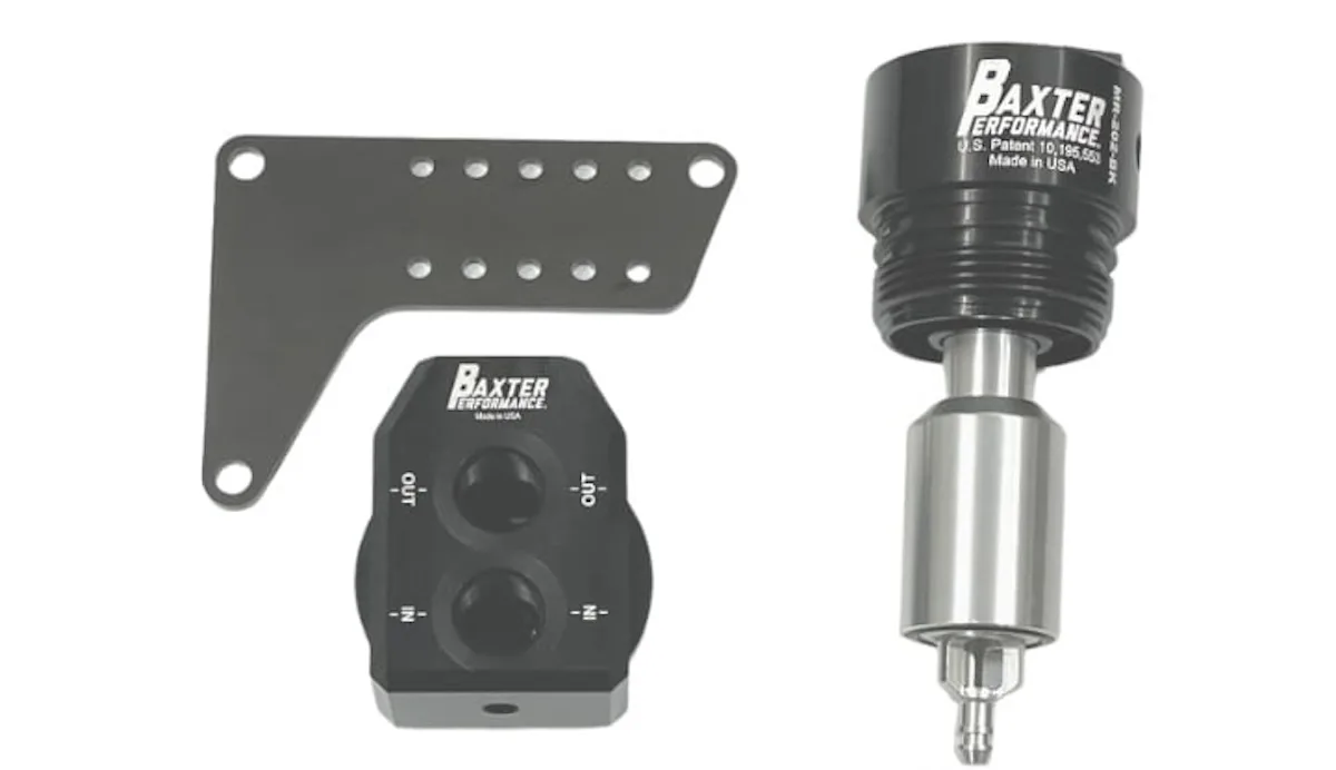 Baxter Performance remote filter mount for JL and JT Jeep